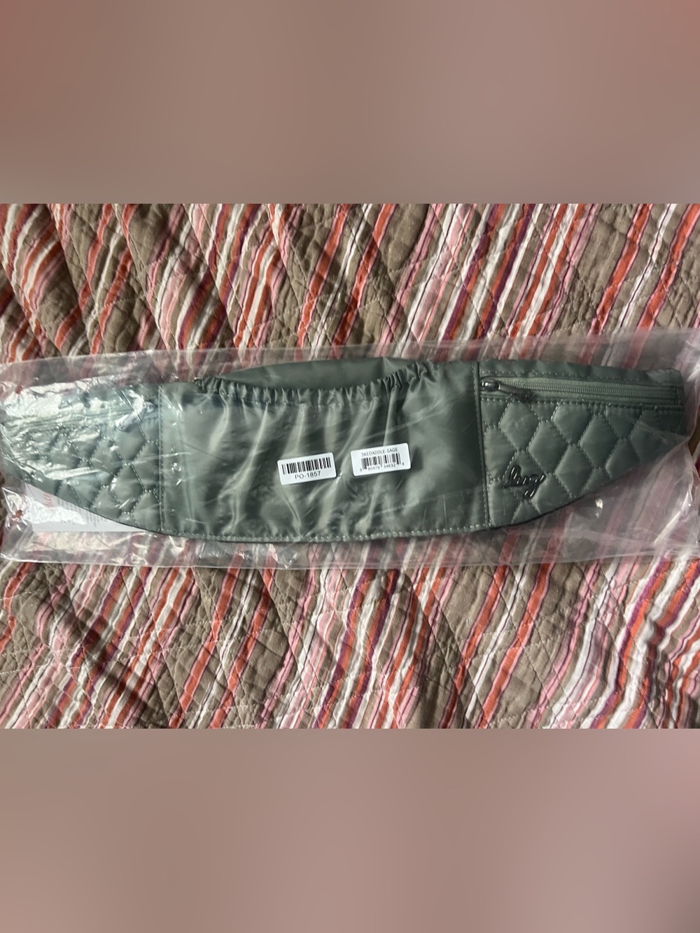NWT~Lug~Quilted Olive Green Skedaddle  Waist Pack